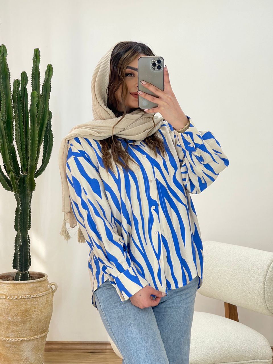 شومیز ترک زبرا کد 11480