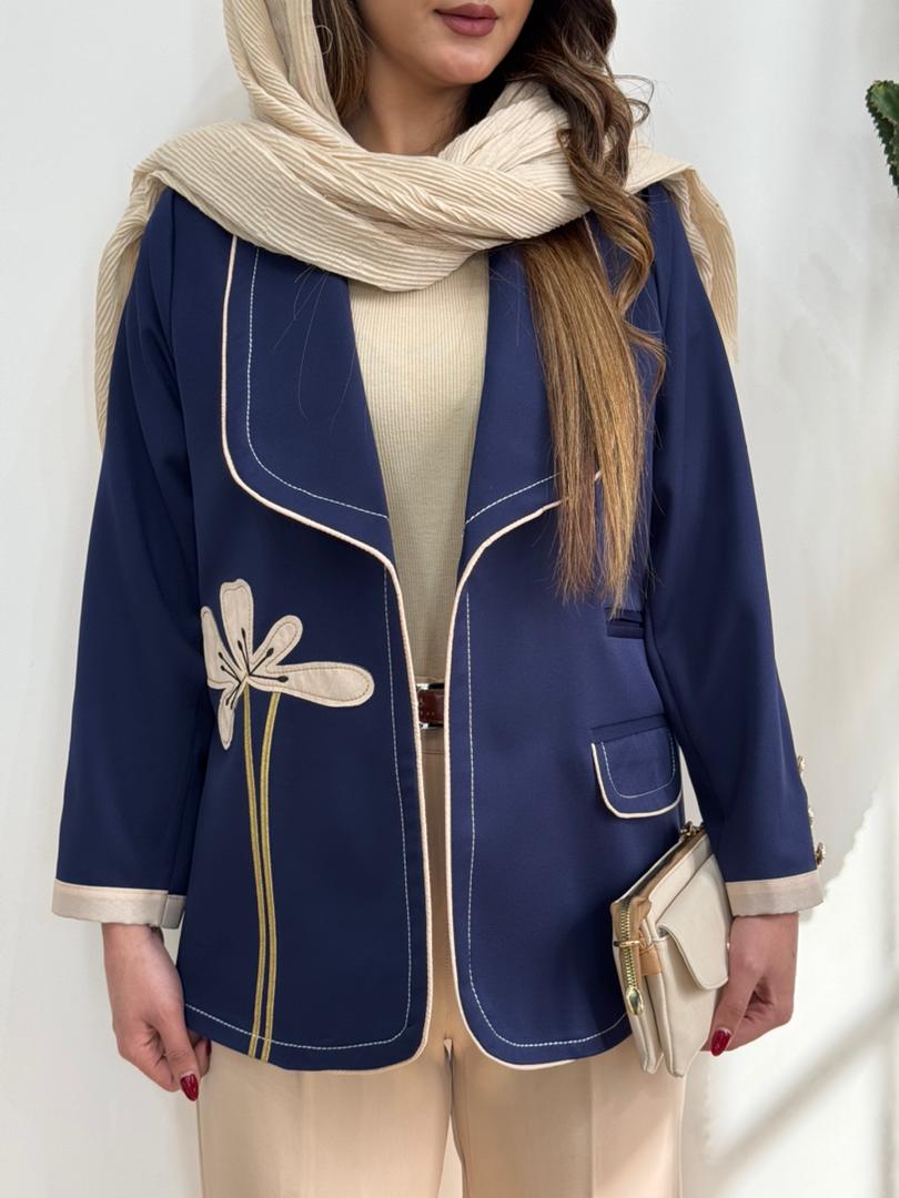 کت مزونی سه گل سلین کد 12660