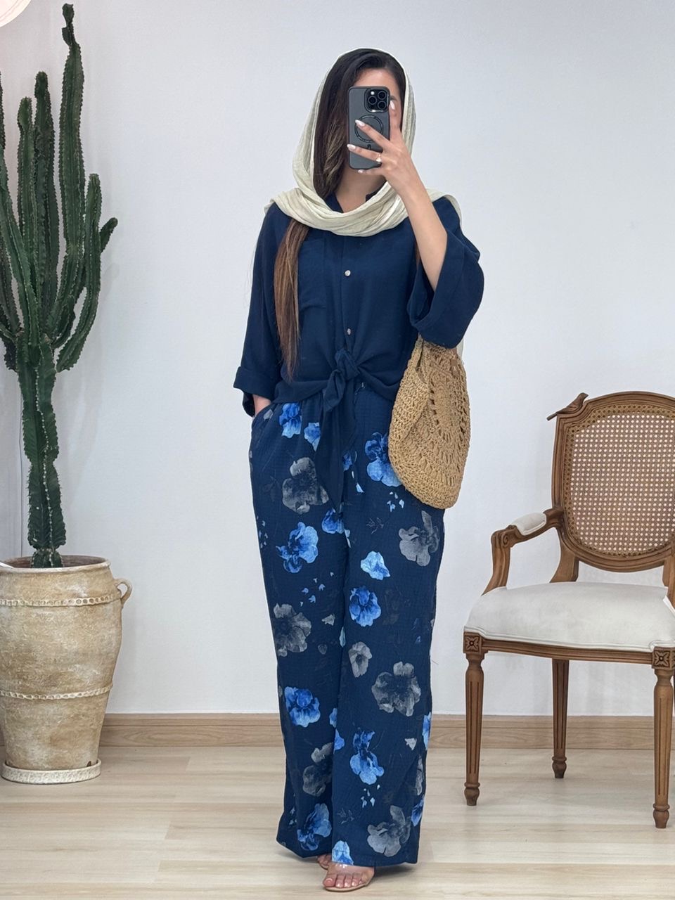 شلوار لینن ایتالیایی کد 12580