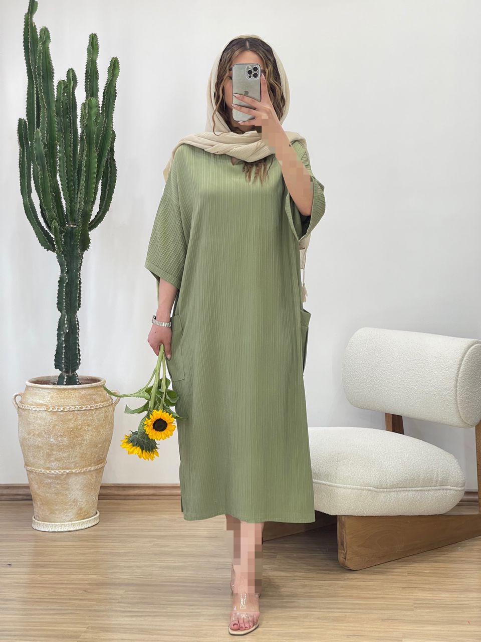 مانتو پیراهنی آیوا ویولت کد 11472