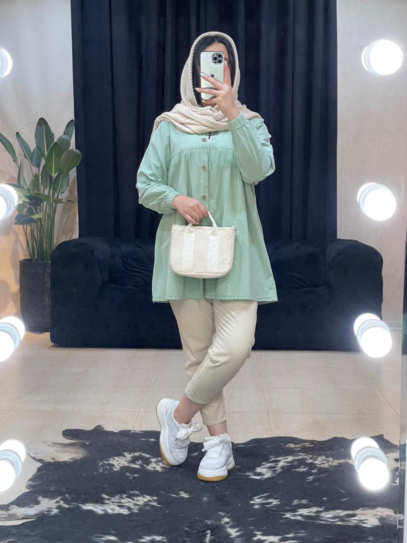 مانتو لینن باران کد 1153