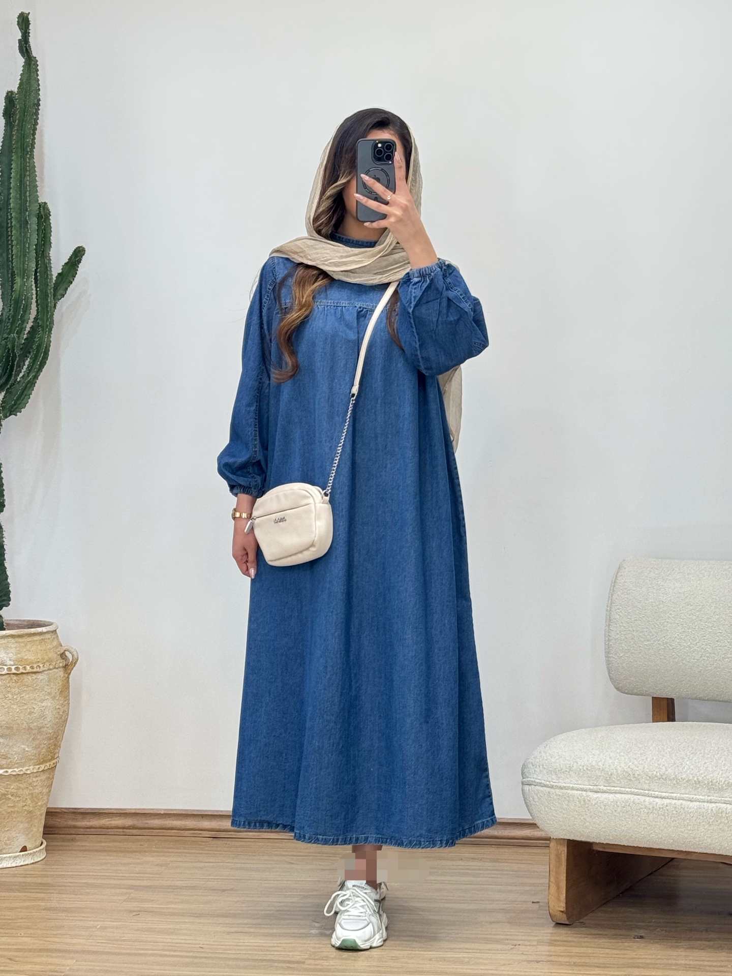 مانتو پیراهنی جین هلما کد 12350