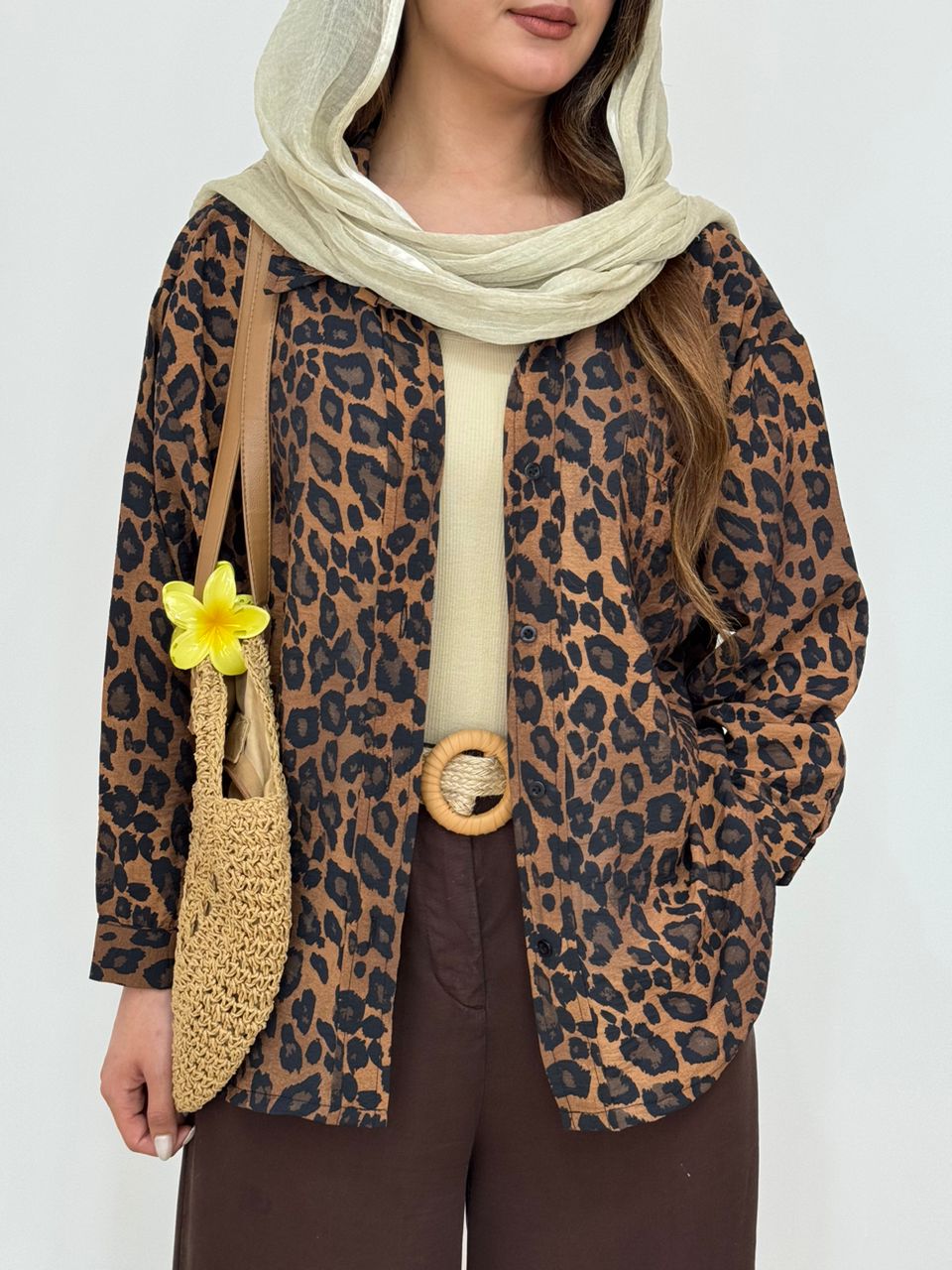 شومیز پلنگی ترک ktn کد 12591