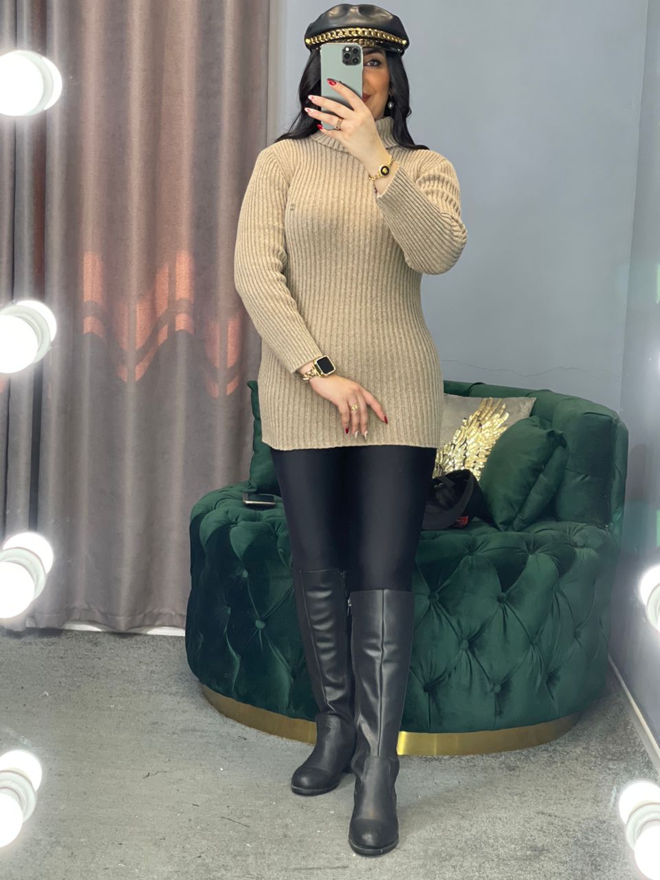 بافت یقه اسکی کد 603