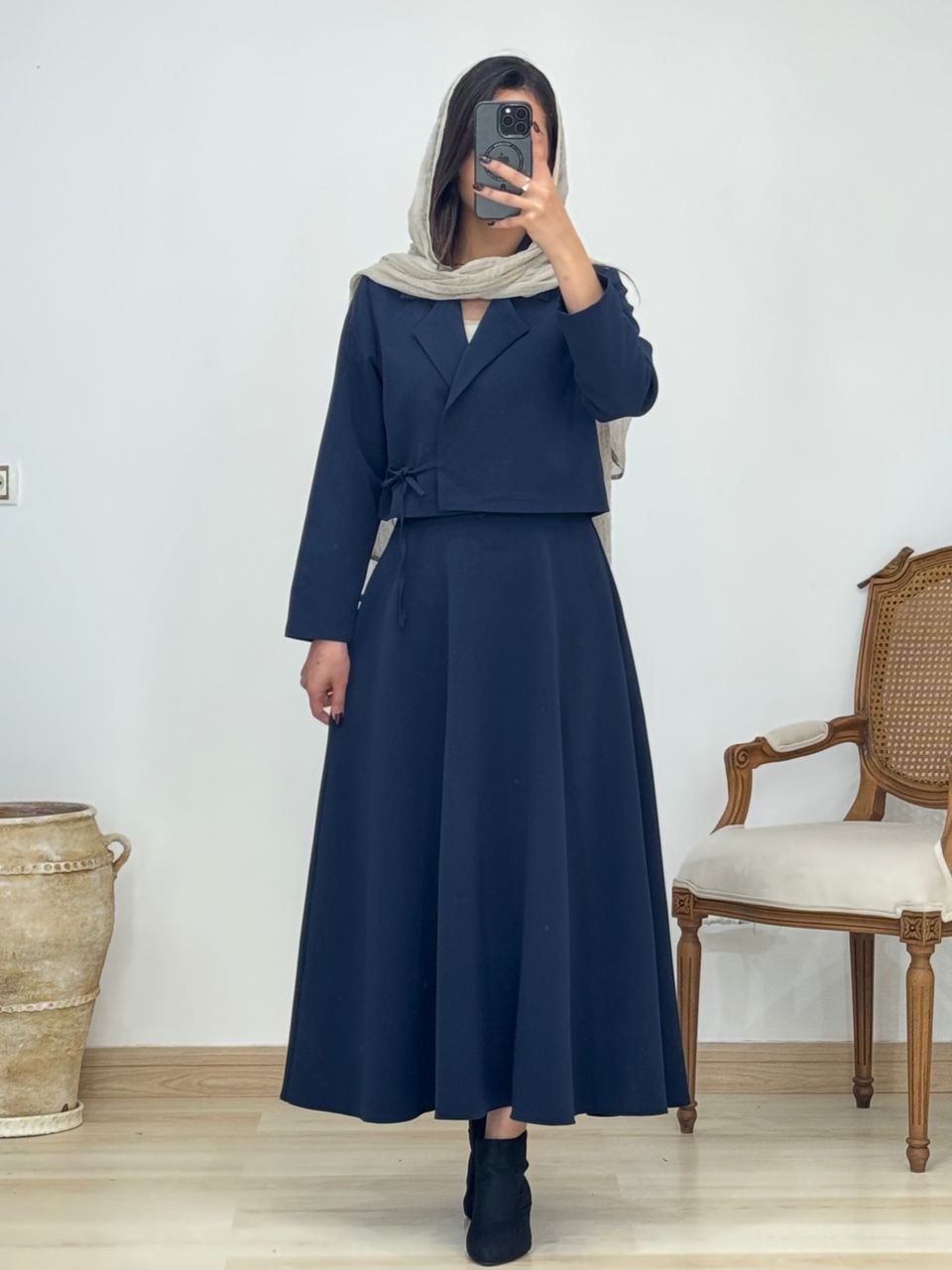 کت و دامن فاخر کد 12736