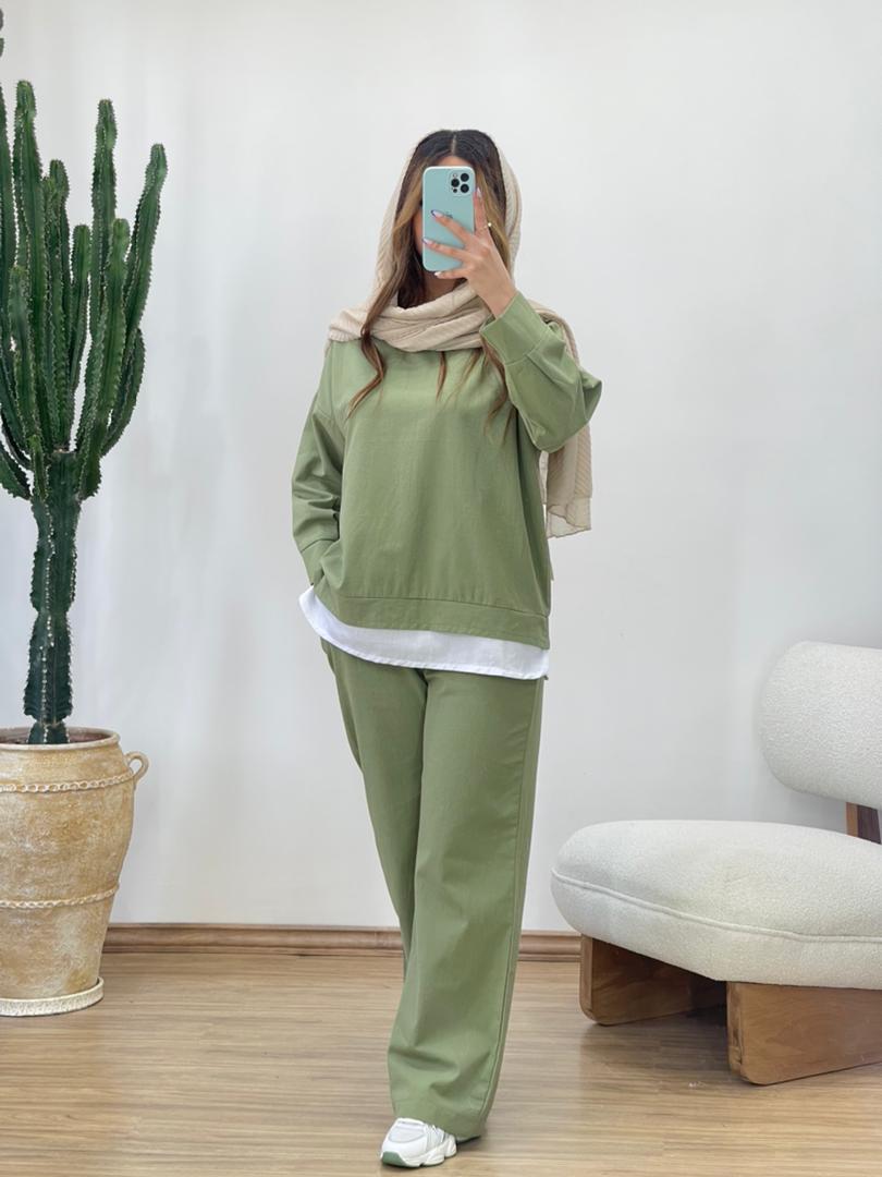 ست تونیک و شلوار حنا کد 11763