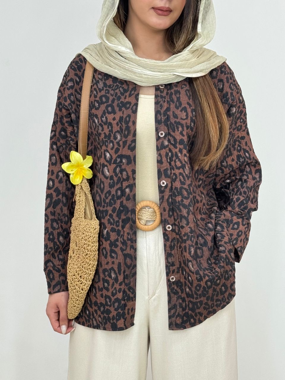 شومیز پلنگی  کد 12752