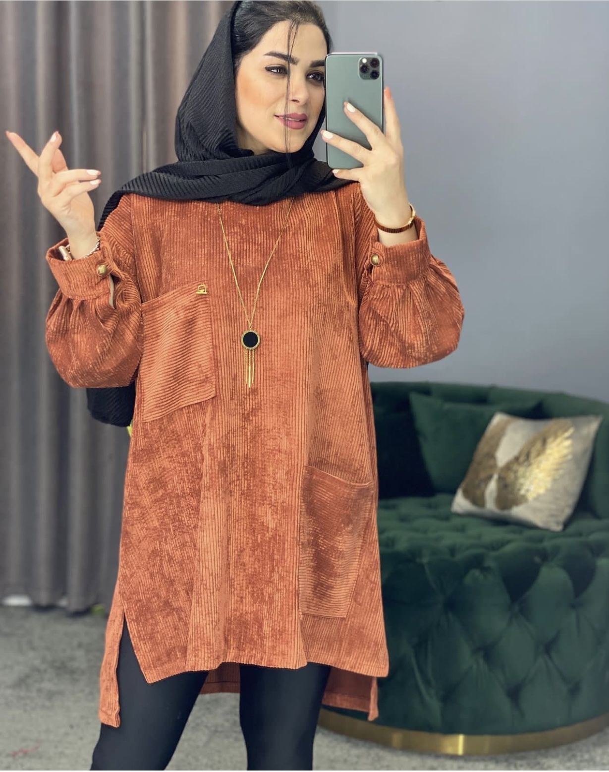 مانتو کبریتی حنا کد 644