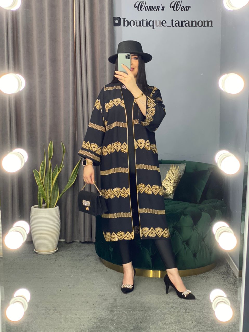 مانتو مزونی خامه دوزی  شده کد 250