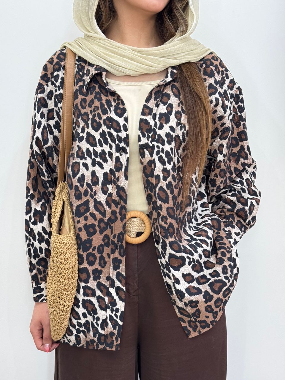 شومیز پری ترک پلنگی کد 12512