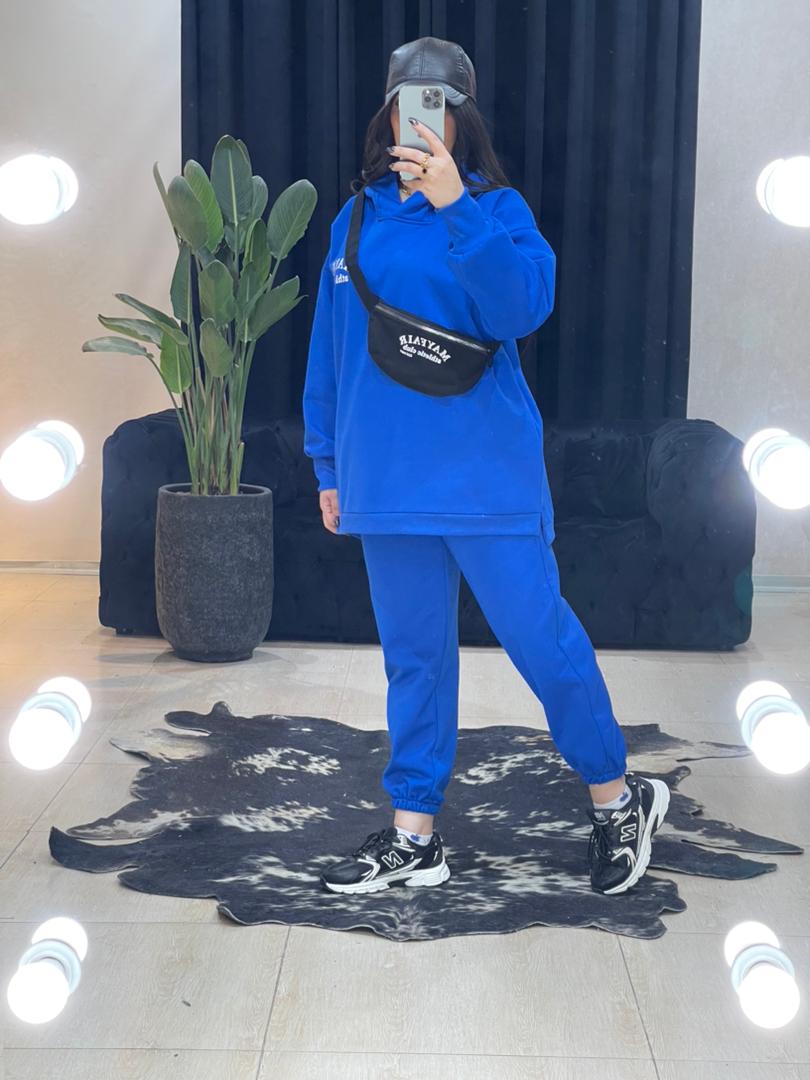 ست سه تیکه هودی و شلوار و کیف کد 672