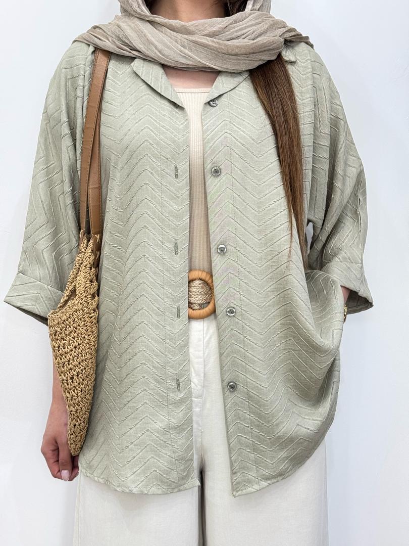 شومیز زیگزاگ کد 12453