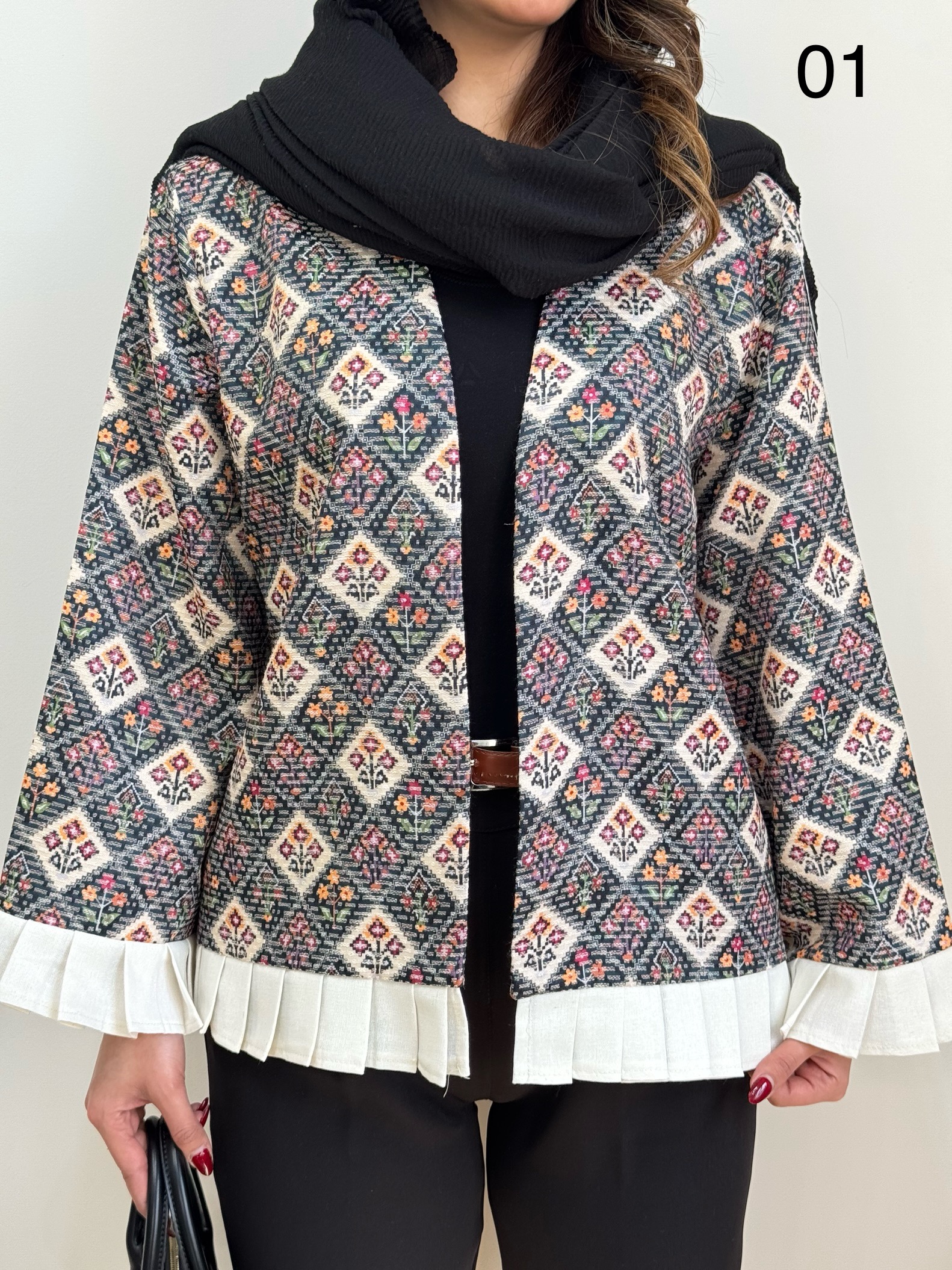 کت سوزن دوزی پایین پیله کد 12277