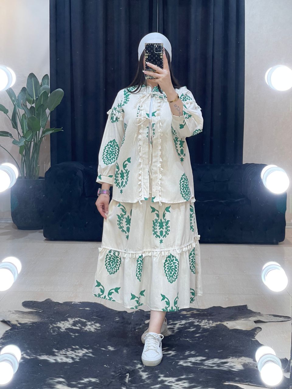 ست شومیز و دامن کد 1037