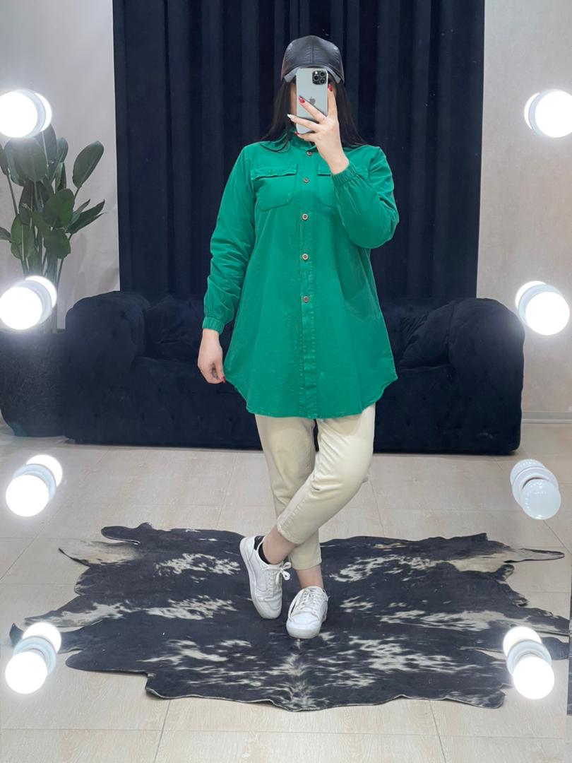 مانتو لینن دو جیب کد 821