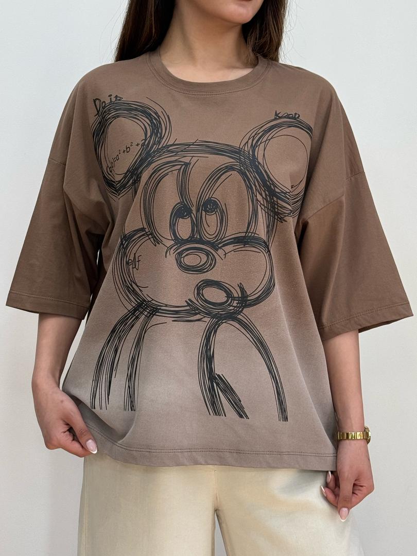 تیشرت باکسی میکی موس کد 12412