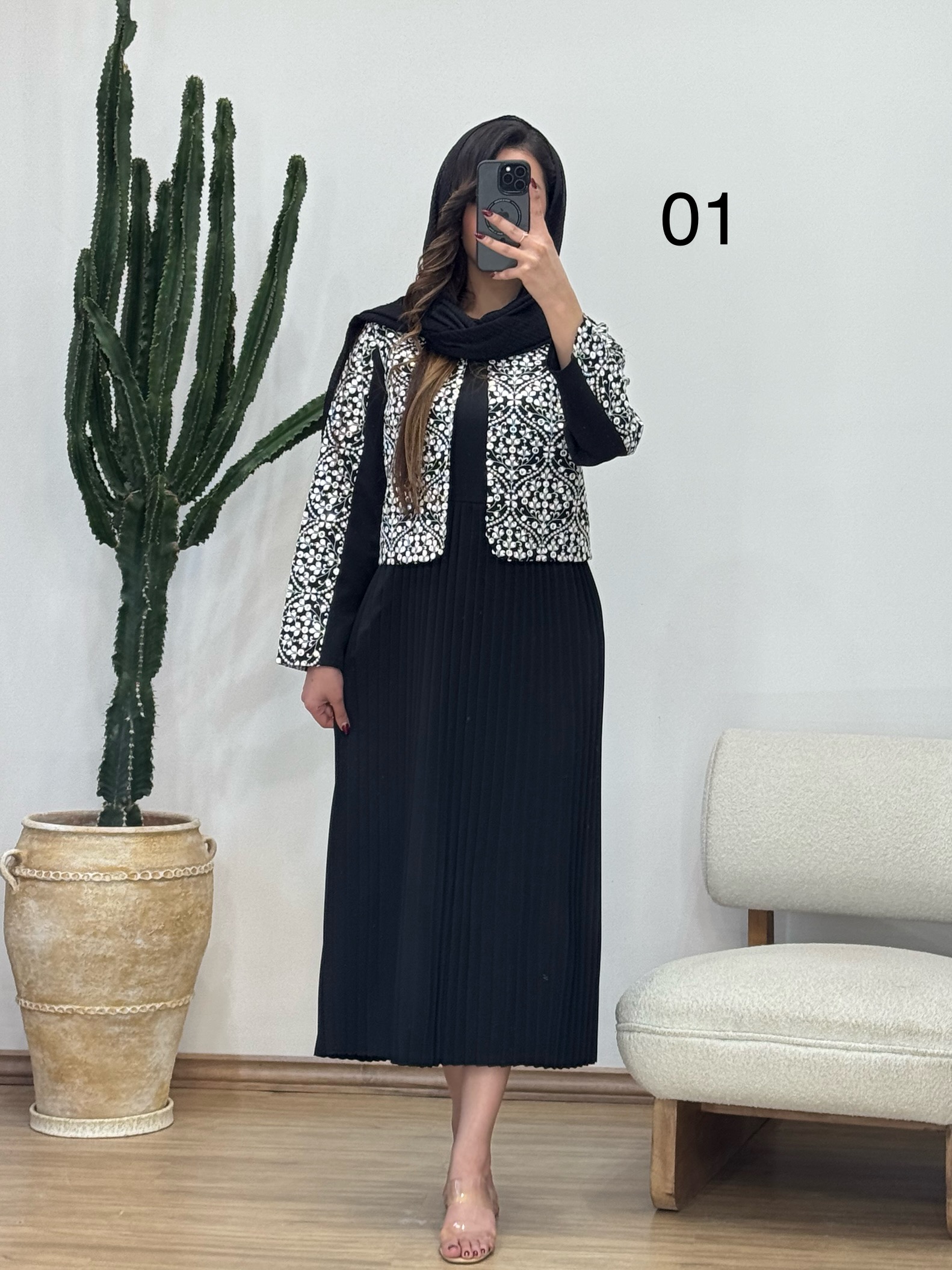 کت و سارافون سوزن دوزی کد 12279