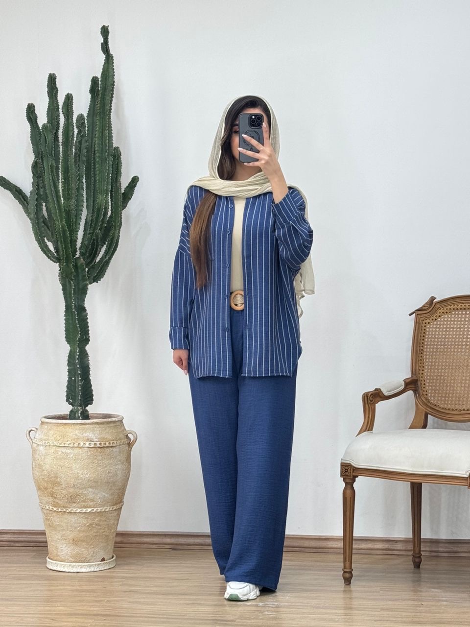 ست شومیز و شلوار محنا کد 12460