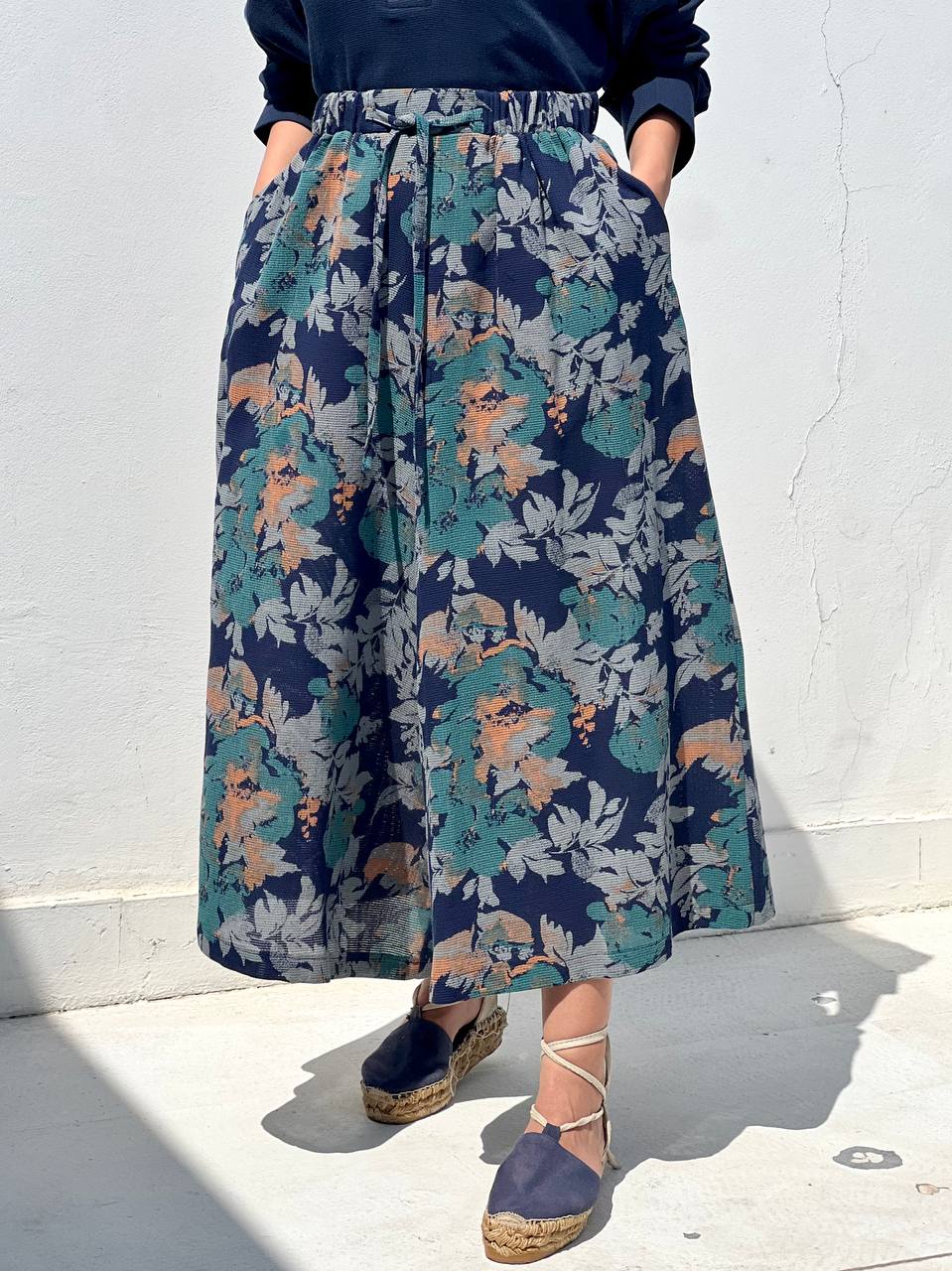 دامن شلواری لینن ایتالیایی کد 12638