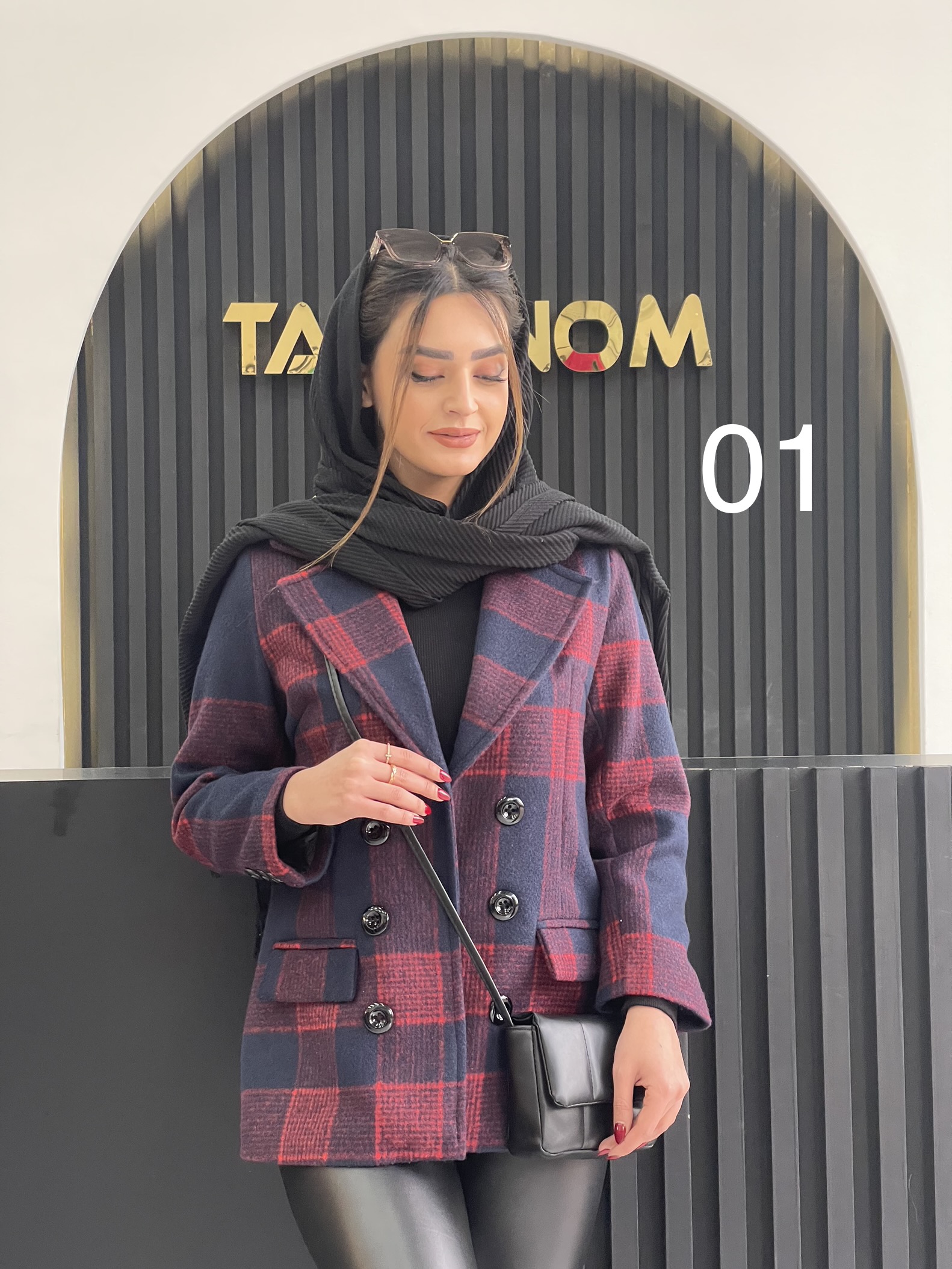 پالتو کتی شش دکمه  آستردار کد 11300