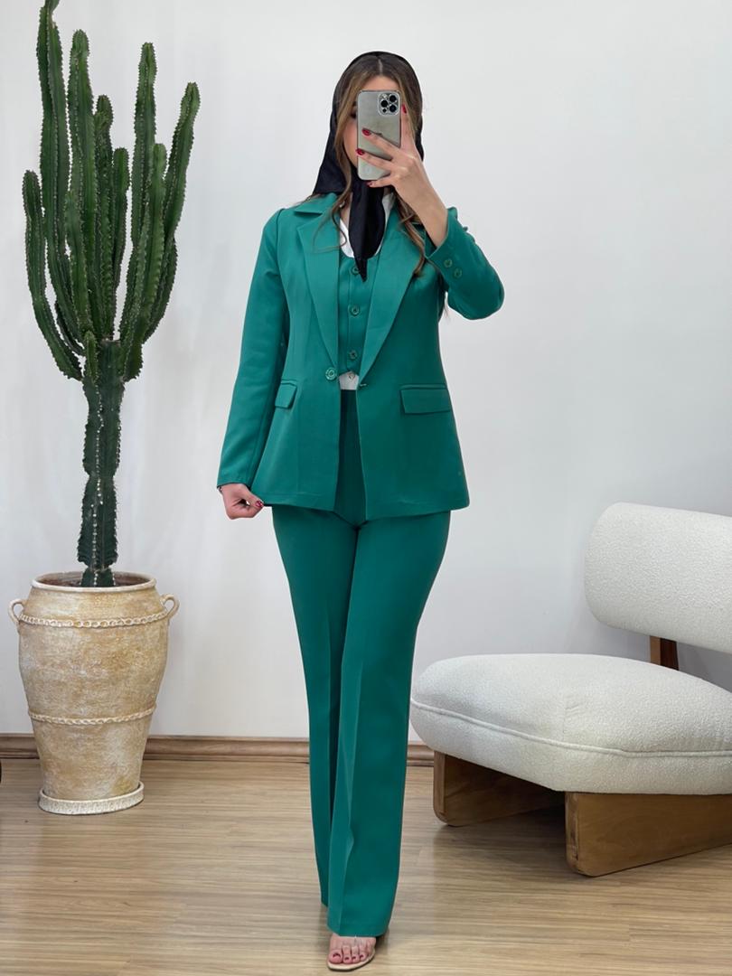 ست سه تیکه کت و شلوار و جلیقه کد 11477