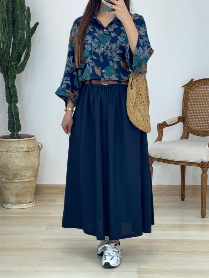 دامن لینن میستری کد 12660