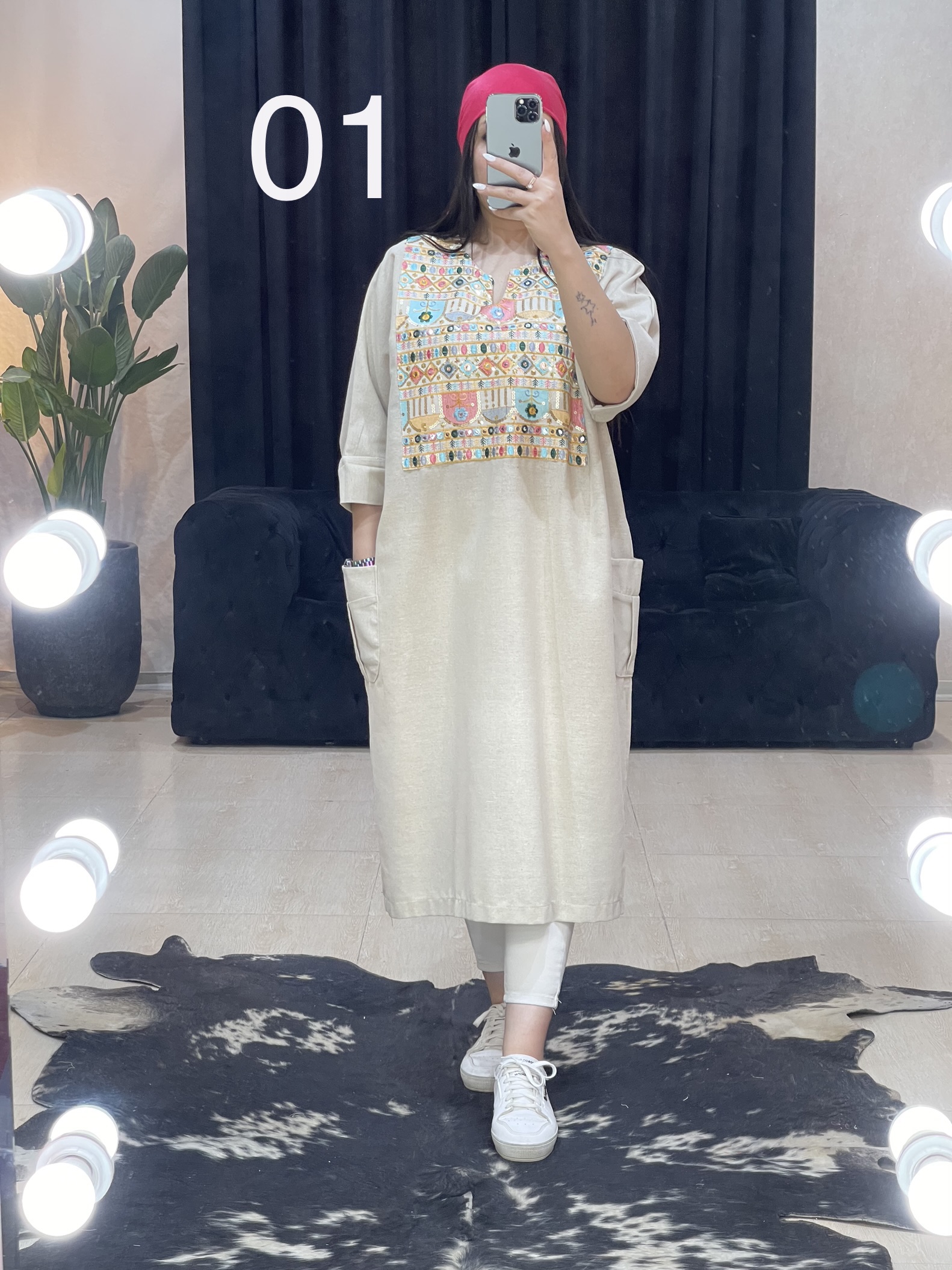 مانتو خرجکار هندی کد 960