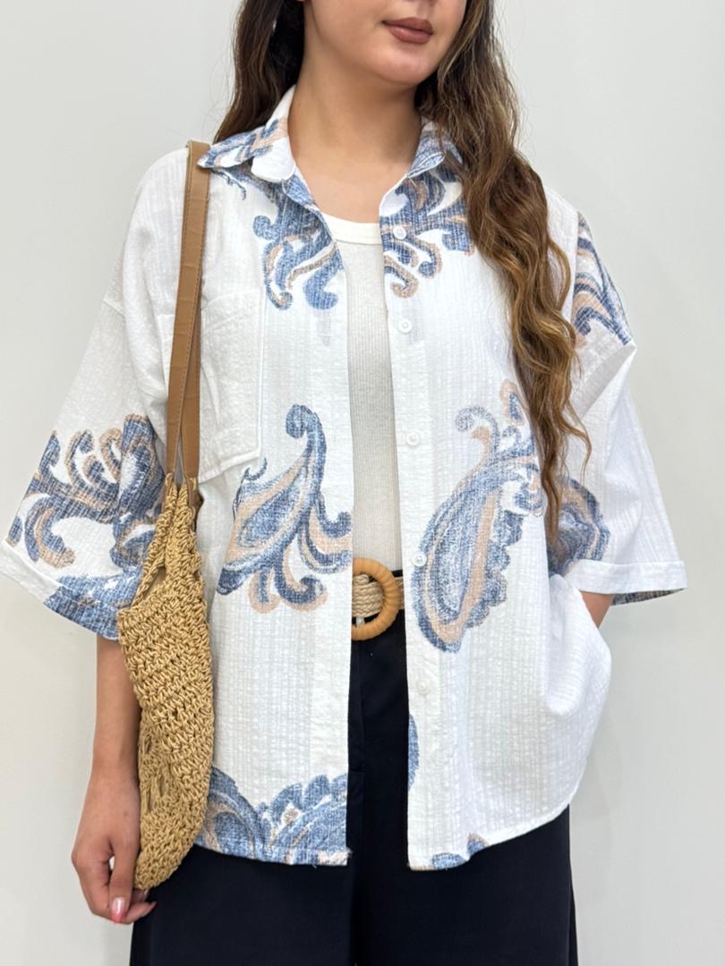 شومیز ترمه شانا کد 12547