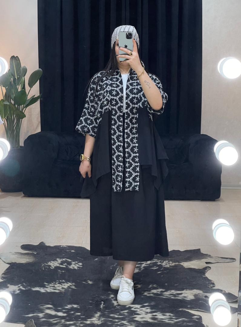 ست رویه و دامن خامه دوزی هلما کد 923