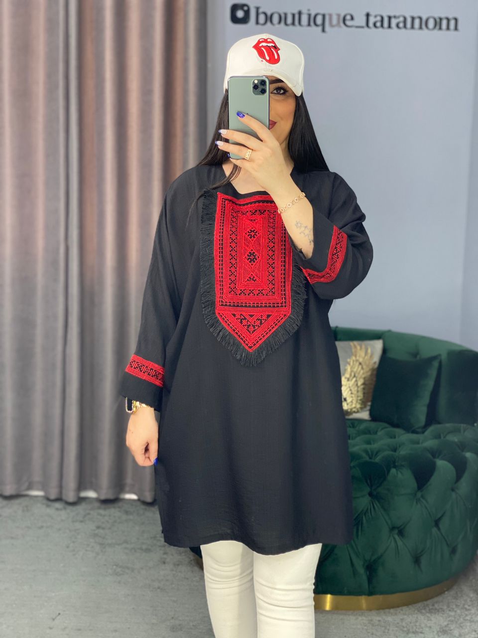 مانتو کوتاه سنتی کد 498