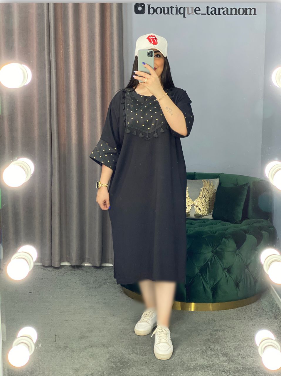 مانتو پیراهنی ارغوان کد 501