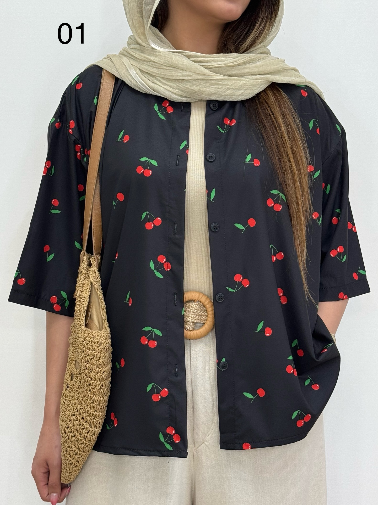 شومیز گیلاس  کد 12522