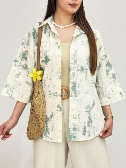 شومیز آبرنگی کد 12732