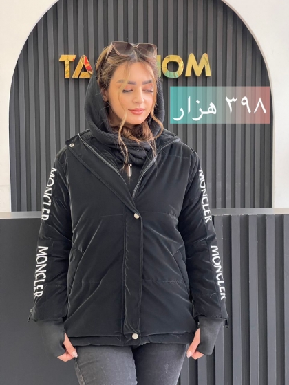 کاپشن مونسلر آستین زیپ کد 11485