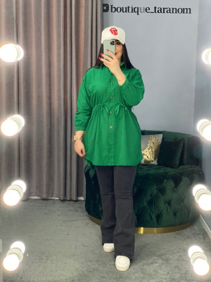 مانتو لینن کمر گت کد 454