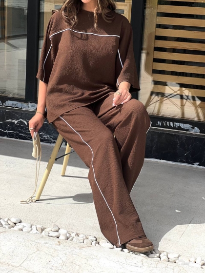 ست شومیز و شلوار سامر کد 12607