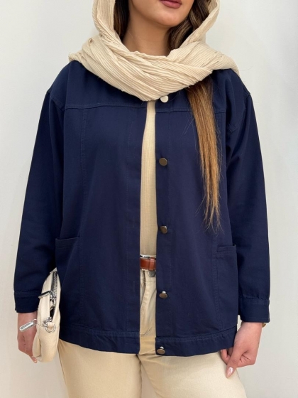 مانتو‌کتان شمیم کد 12339