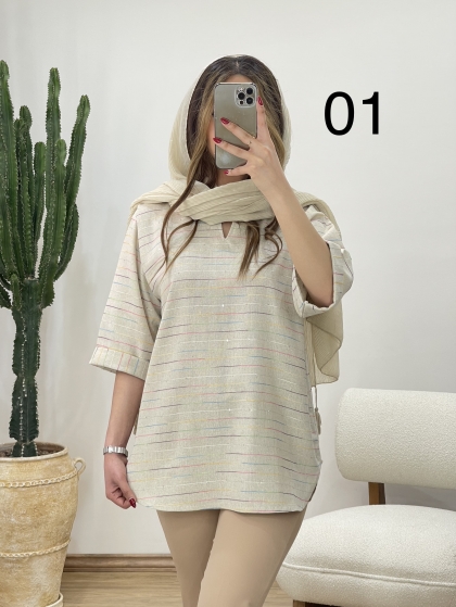 تونیک مانتویی کوک دوزی کد 11679