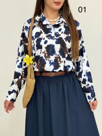 شومیز پترنی کد 12703