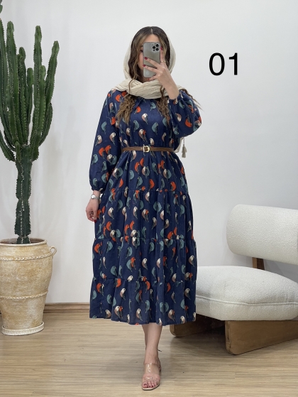 مانتو پیراهنی کیوت کد 11689