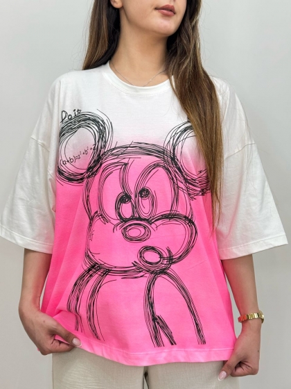 تیشرت باکسی میکی کامل کد 12441