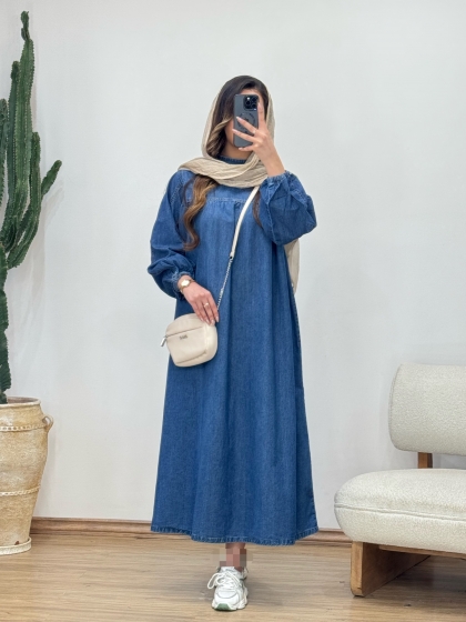 پیراهن جین هلما کد 12745