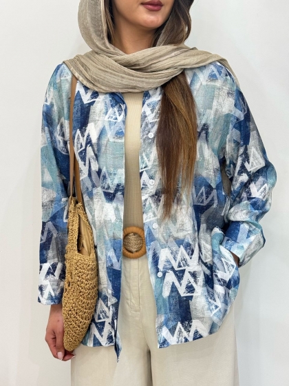 شومیز پری آهو  کد 12433