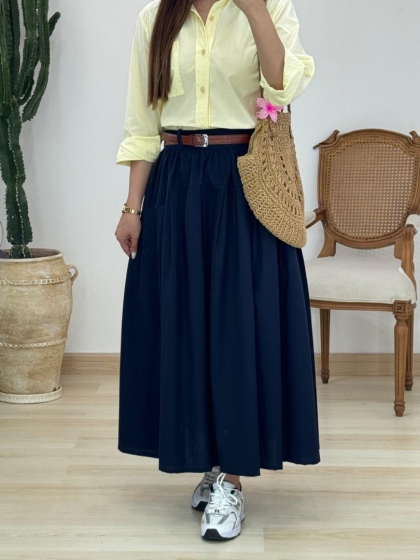 دامن همراه کمربند زارا کد 12647