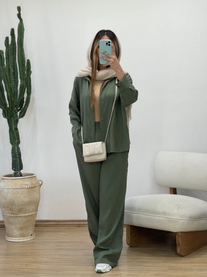 ست شومیز و شلوار نبات کد 11956