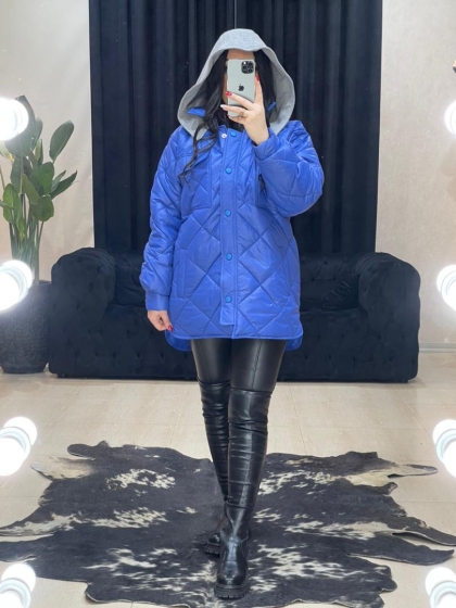 کاپشن طرح زارا کلاه دورس کد 733