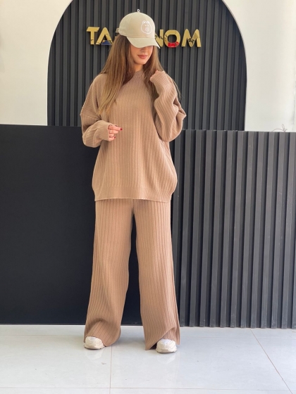 ست تونیک و شلوار بافت کد 11312