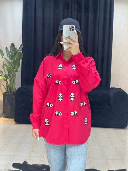 شومیز مانتویی پاندا کد 1073