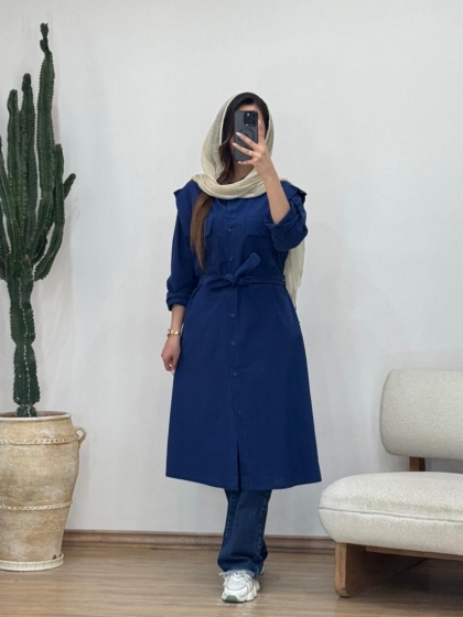 مانتو دانشجویی نیلوفر کد 12477