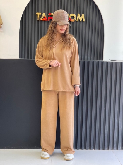 ست هودی و شلوار بازل کد 11455